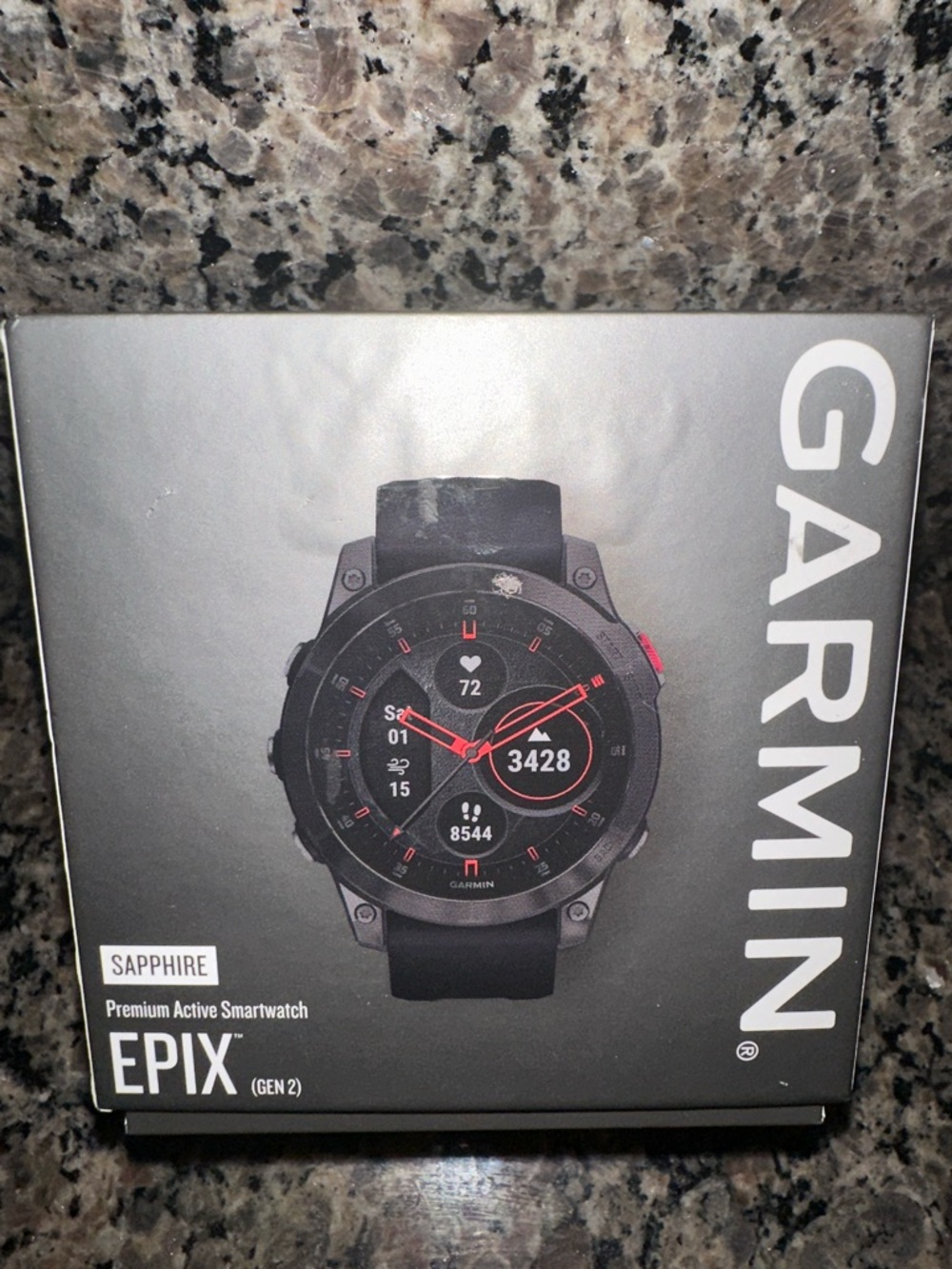 Garmin Epix Gen 2 47mm Silver and Black GPS Multisport Sapphire Smartwatch